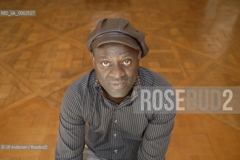 Congolese writer Alain Mabanckou. Paris, July 8, 2009. ©Ulf Andersen/Rosebud2