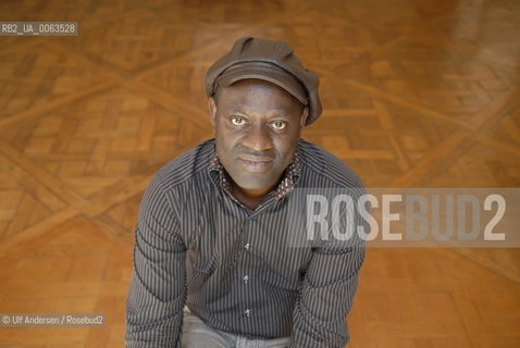 Congolese writer Alain Mabanckou. Paris, July 8, 2009. ©Ulf Andersen/Rosebud2