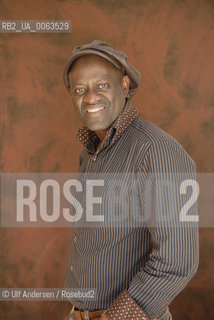 Congolese writer Alain Mabanckou. Paris, July 8, 2009. ©Ulf Andersen/Rosebud2