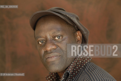 Congolese writer Alain Mabanckou. Paris, July 8, 2009. ©Ulf Andersen/Rosebud2