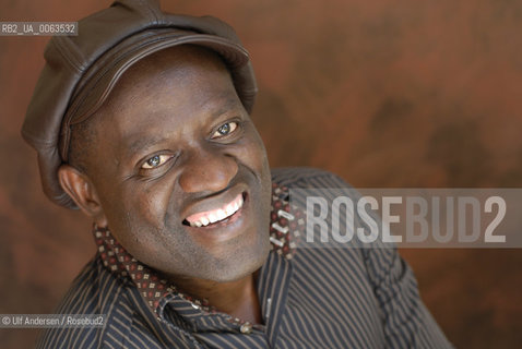 Congolese writer Alain Mabanckou. Paris, July 8, 2009. ©Ulf Andersen/Rosebud2