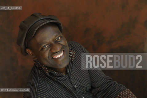 Congolese writer Alain Mabanckou. Paris, July 8, 2009. ©Ulf Andersen/Rosebud2