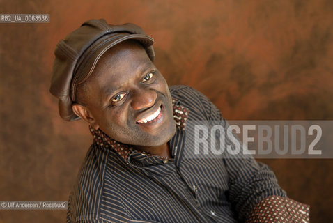 Congolese writer Alain Mabanckou. Paris, July 8, 2009. ©Ulf Andersen/Rosebud2