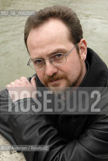 English writer Stuart Macbride. Lyon, March 31, 2007. ©Ulf Andersen/Rosebud2