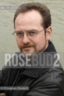 English writer Stuart Macbride. Lyon, March 31, 2007. ©Ulf Andersen/Rosebud2