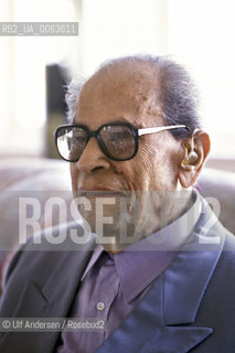 Egyptian writer Naguib Mahfouz. Cairo, October 12, 1998 - ©Ulf Andersen/Rosebud2