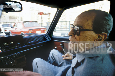 Egyptian writer Naguib Mahfouz. Cairo, October 12, 1998 - ©Ulf Andersen/Rosebud2