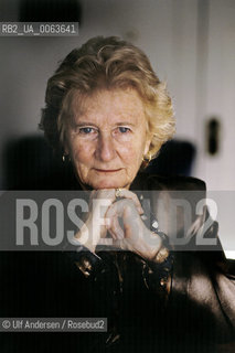 Canadian writer Antonine Maillet. Montreal, January 7, 1999 - ©Ulf Andersen/Rosebud2