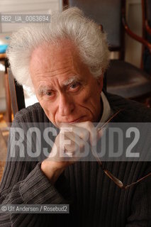 French ethnologist Charles Malamoud. Paris, September 29, 2005 - ©Ulf Andersen/Rosebud2