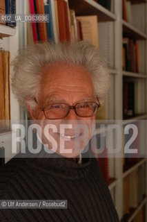 French ethnologist Charles Malamoud. Paris, September 29, 2005 - ©Ulf Andersen/Rosebud2