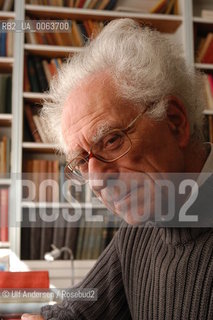 French ethnologist Charles Malamoud. Paris, September 29, 2005 - ©Ulf Andersen/Rosebud2