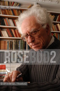 French ethnologist Charles Malamoud. Paris, September 29, 2005 - ©Ulf Andersen/Rosebud2