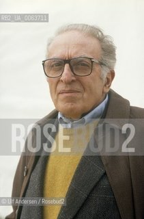 Italian writer Luigi Malerba. Paris, March 22, 1994 - ©Ulf Andersen/Rosebud2