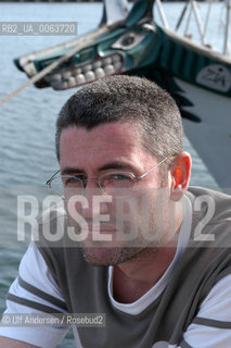 Spanish writer Jose Angel Manas. Saint Malo, June 8, 2003 - ©Ulf Andersen/Rosebud2