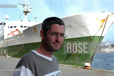 Spanish writer Jose Angel Manas. Saint Malo, June 8, 2003 - ©Ulf Andersen/Rosebud2