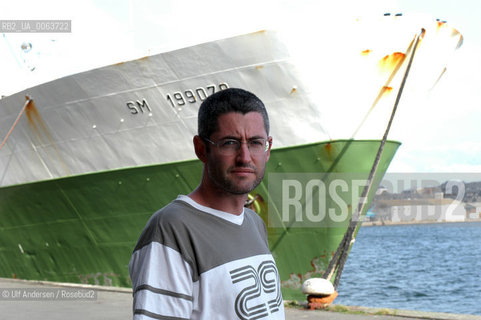 Spanish writer Jose Angel Manas. Saint Malo, June 8, 2003 - ©Ulf Andersen/Rosebud2