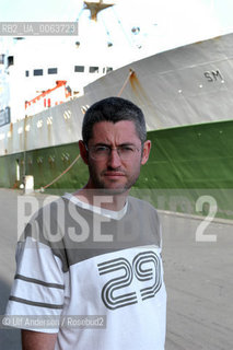 Spanish writer Jose Angel Manas. Saint Malo, June 8, 2003 - ©Ulf Andersen/Rosebud2