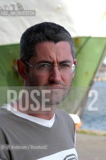 Spanish writer Jose Angel Manas. Saint Malo, June 8, 2003 - ©Ulf Andersen/Rosebud2