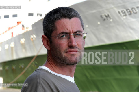 Spanish writer Jose Angel Manas. Saint Malo, June 8, 2003 - ©Ulf Andersen/Rosebud2