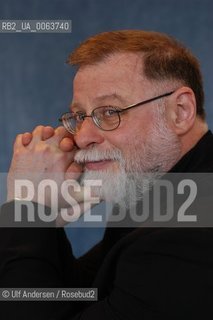 Argentinian writer Alberto Manguel. Paris, March 21, 2004 - ©Ulf Andersen/Rosebud2