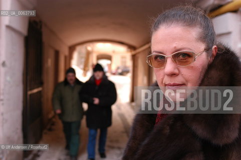 Rusian crime novelist Alexandra Marinina. Moscow, February 3, 2005 - ©Ulf Andersen/Rosebud2