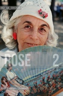 Spanish writer Carmen Martin Gaite. Paris, June 30, 1999 - ©Ulf Andersen/Rosebud2