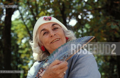 Spanish writer Carmen Martin Gaite. Paris, June 30, 1999 - ©Ulf Andersen/Rosebud2