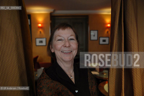 American writer Valerie Martin. Paris, April 8, 2008 - ©Ulf Andersen/Rosebud2