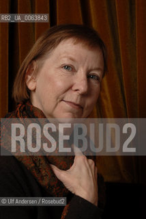 American writer Valerie Martin. Paris, April 8, 2008 - ©Ulf Andersen/Rosebud2