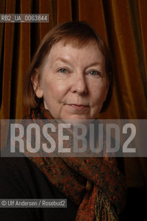 American writer Valerie Martin. Paris, April 8, 2008 - ©Ulf Andersen/Rosebud2