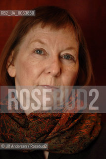 American writer Valerie Martin. Paris, April 8, 2008 - ©Ulf Andersen/Rosebud2