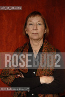 American writer Valerie Martin. Paris, April 8, 2008 - ©Ulf Andersen/Rosebud2