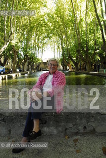 English writer Peter Mayle, in Provence, France. Lourmarin, September 21, 2006 - ©Ulf Andersen/Rosebud2