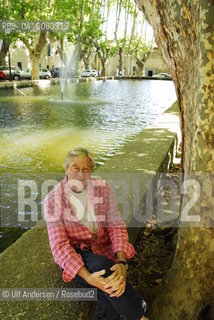 English writer Peter Mayle, in Provence, France. Lourmarin, September 21, 2006 - ©Ulf Andersen/Rosebud2