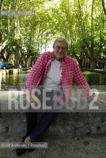 English writer Peter Mayle, in Provence, France. Lourmarin, September 21, 2006 - ©Ulf Andersen/Rosebud2