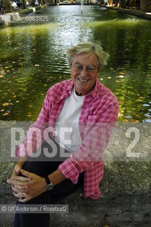 English writer Peter Mayle, in Provence, France. Lourmarin, September 21, 2006 - ©Ulf Andersen/Rosebud2