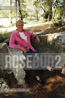 English writer Peter Mayle, in Provence, France. Lourmarin, September 21, 2006 - ©Ulf Andersen/Rosebud2