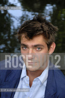 American writer Nick Mc Donell. Paris, June 25, 2008 - ©Ulf Andersen/Rosebud2