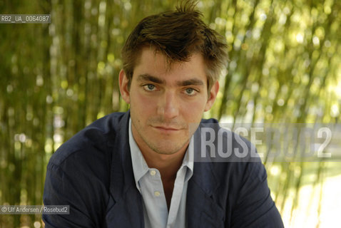 American writer Nick Mc Donell. Paris, June 25, 2008 - ©Ulf Andersen/Rosebud2