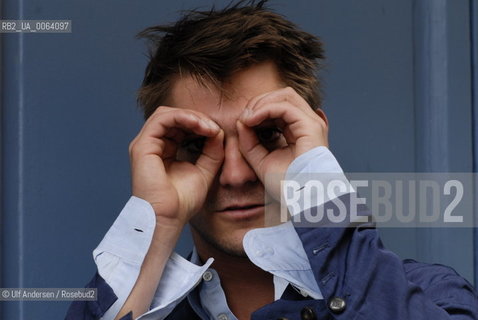 American writer Nick Mc Donell. Paris, June 25, 2008 - ©Ulf Andersen/Rosebud2