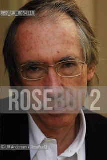 English writer Ian Mc Ewan. Paris, October 6, 2010 - ©Ulf Andersen/Rosebud2