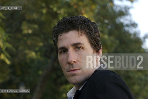 American writer J. Eric Miller. Paris, September 29, 2008 - ©Ulf Andersen/Rosebud2