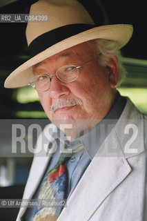 American author on a train in Saint Malo, attending a book fair. ©Ulf Andersen/Rosebud2