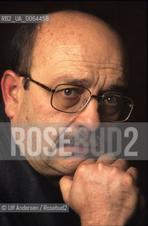 Spanish writer Manuel Vasquez Montalban ( 1939-2003 ). Paris, February 20, 1996 - ©Ulf Andersen/Rosebud2