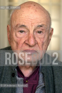 French philosopher Edgar Morin. Paris, September 12, 2008 - ©Ulf Andersen/Rosebud2