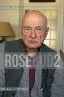 French philosopher Edgar Morin. Paris, September 12, 2008 - ©Ulf Andersen/Rosebud2