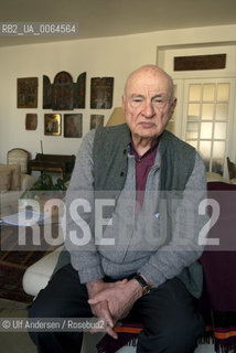 French philosopher Edgar Morin. Paris, September 12, 2008 - ©Ulf Andersen/Rosebud2