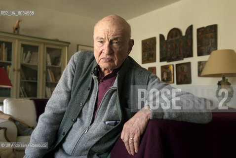 French philosopher Edgar Morin. Paris, September 12, 2008 - ©Ulf Andersen/Rosebud2