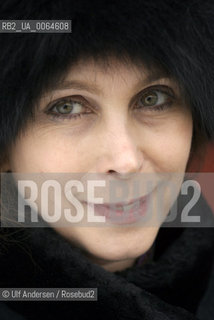 American writer Katherine Mosby. Paris, January 28, 2009 - ©Ulf Andersen/Rosebud2