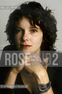 Swiss writer Milena Moser. Paris, June 21, 1996 - ©Ulf Andersen/Rosebud2